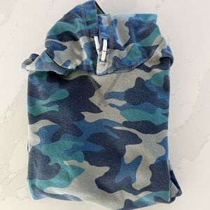 Boden kids hoodie camo size 9-10y